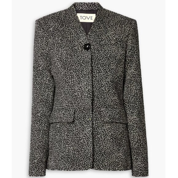 TOVE anais blazer jacket dot black/white 36/XS/S - Picture 1 of 5